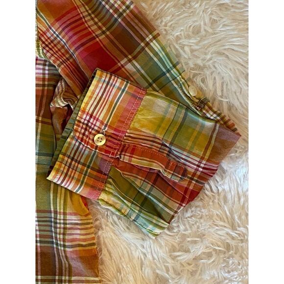 American Eagle Outfitters SZ S/P Woman’s JR Button Down Plaid Top - Picture 7 of 10